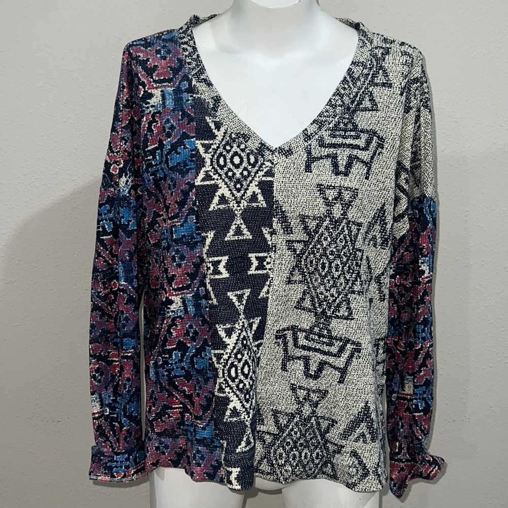 Anthropologie Pilcro Gray Mora Thermal Sweater